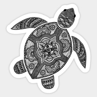 Turtle (Design on Front) Sticker